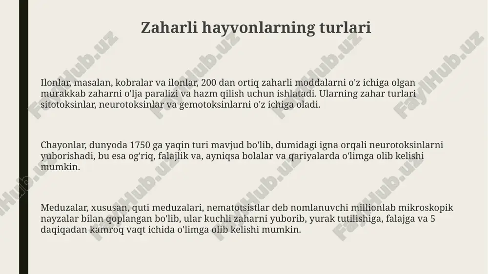 zaharli hayvonlar - Page 3