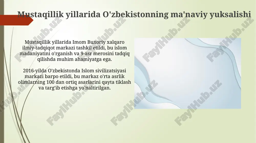 mustaqillik yillarida o'zbekistonning ma'naviy yuksalishi - Page 3