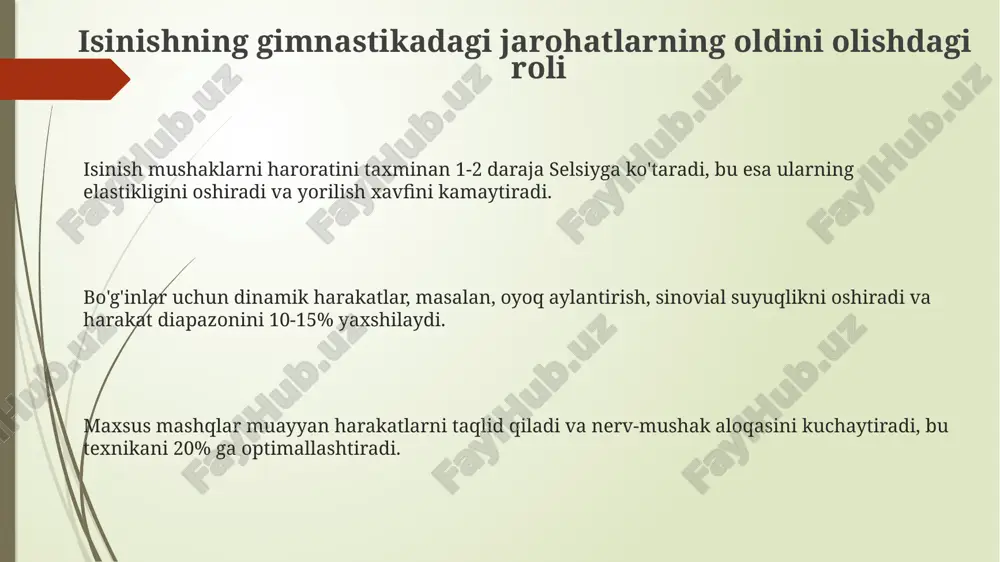gimnastikada jarohatlarning oltini olishda isinishning roli - Page 3