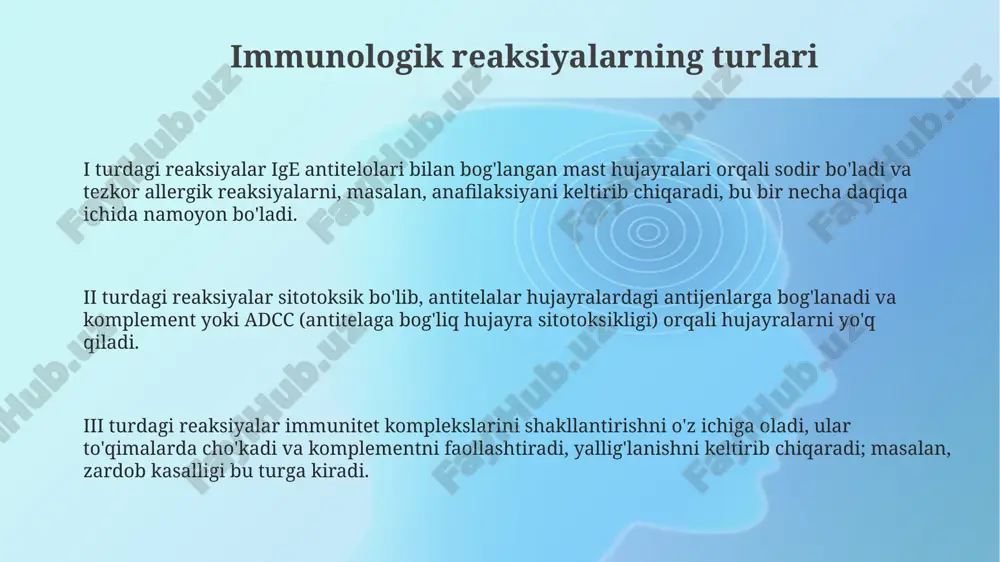 immunologik reaksiya turlari - Page 3