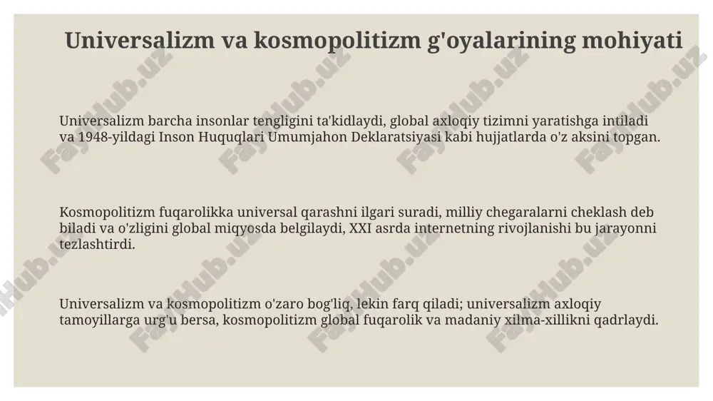 universalizm va kosmopolitizm g‘oyalarining yoshlar ma’naviyatiga ta’siri - Page 3