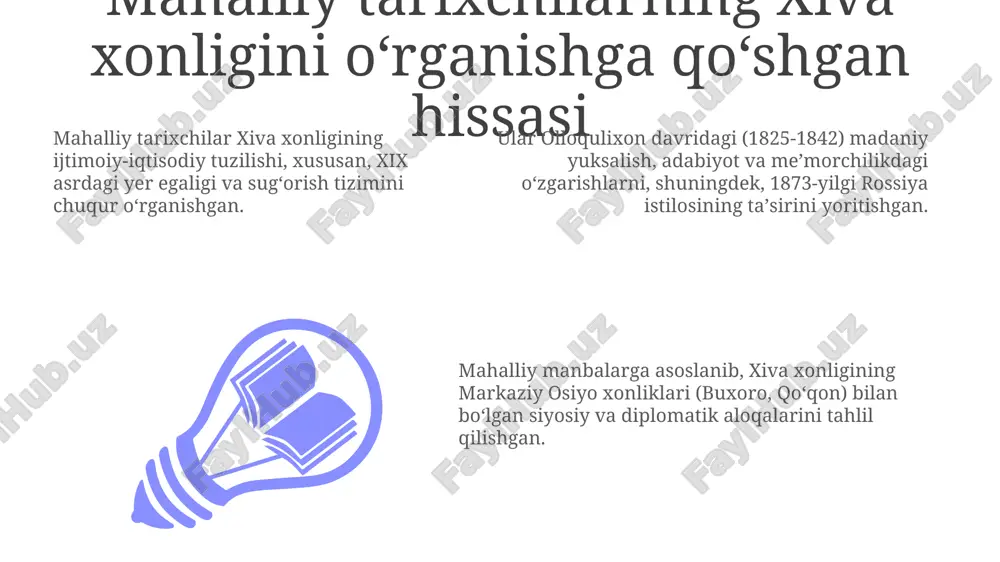 xiva xonligi tarixining mahalliy tarixchilar tomonidan oʻrganilishi - Page 3