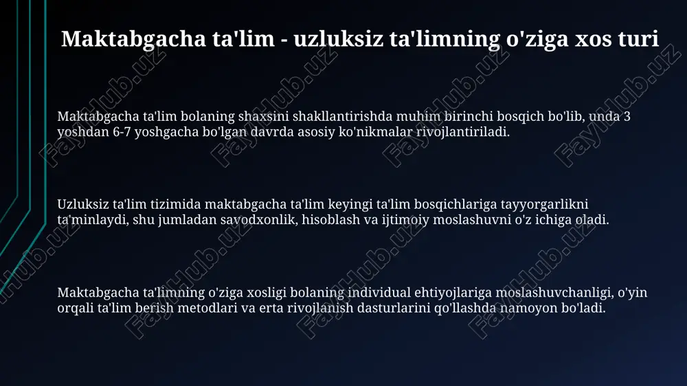 maktabgacha ta'lim - uzluksiz ta'lim - Page 3