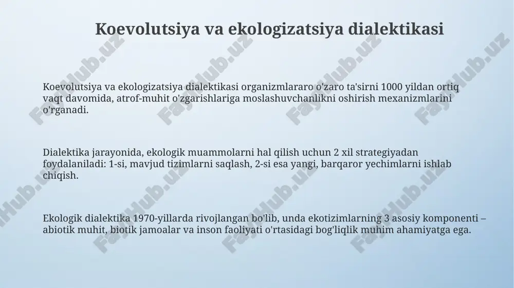 koevolyutsiya va environmentalizm dialektikasi - Page 3