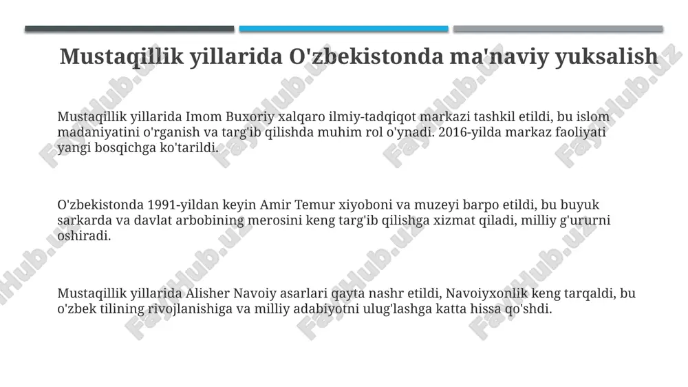 imom buxoriy xalqaro ilmiy-tadqiqot markazi - Page 3