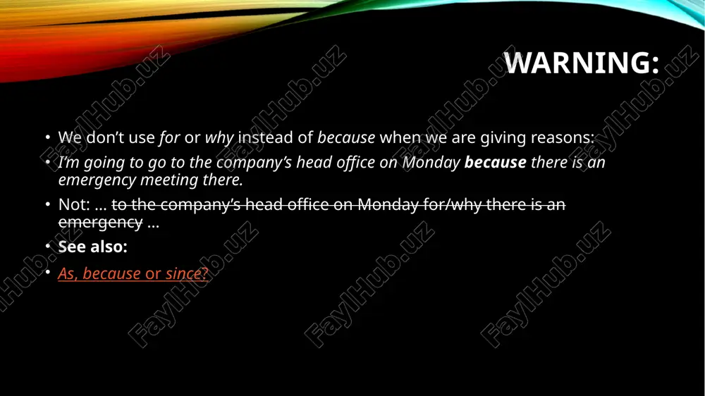 because: meaning and use - Page 3