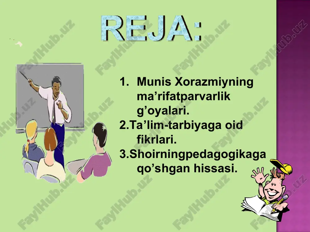 munis xorazmiyning pedagogik qarashlari - Page 3