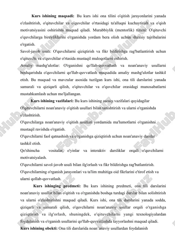 an ma’ruzalar va so’zga chiqqan o’rtoqlarning materiallari kiritilgan. 1991-yilning 12-13-aprelida samarqand shahrida “o’zbek tilini o’rganish va o’qitishni qayta qurish hamda takomillashtirishning dolzarb masalari”, 1993-yilning 8-9-aprelida qarshi sharida “ta`lim bo’g`inlarida ona tili o’qitish mazmunini yangilash asoslari”, 1995-yilning 7-8 aprelida jizzax shahrida “ta`lim jarayonida so’z boyligini oshirishning asosiy omillari”, 1997-yilning 11-12- aprelida toshkent shahrida “ta`lim jaroyonida matn ustida ishlashning asosiy omillari”ga bag`ishlangan o’zbek tili doimiy anjumanining to’rtinchi yig`ini bo’lib, unda 193 maruza o’qilgan. bundan tashqari 1999, 2001, 2003, 2005, 2007, 2009, 2011 yillarda ham o’zbek tili doimiy anjumani yig’ilishlari bo’lib o’tgan. ulardagi mingdan ortiq ma’ruzalar ona tilimizni rivojlantirishga bag’ishlangan. boshlang’ich sinflarning o’qish darslari o’z mohiyati, maqsad va vazifalariga ko’ra ta’lim tizimida alohida o’rin tutadi. negaki uning zaminida savodxonlik va axloqiy-ta’limiy tarbiya asoslari turadi. shuning uchun ham boshqa predmetlar ta’limini o’qish ta’limisiz tasavvur qilib bo’lmaydi. o’quvchi matnni to’g’ri, tez, tushunib o’qish, mazmunini o’zlashtirish bilan ilk bor o’qish darslarida yuzlashadi. o’qish darslari orqali o’quvchilarning …