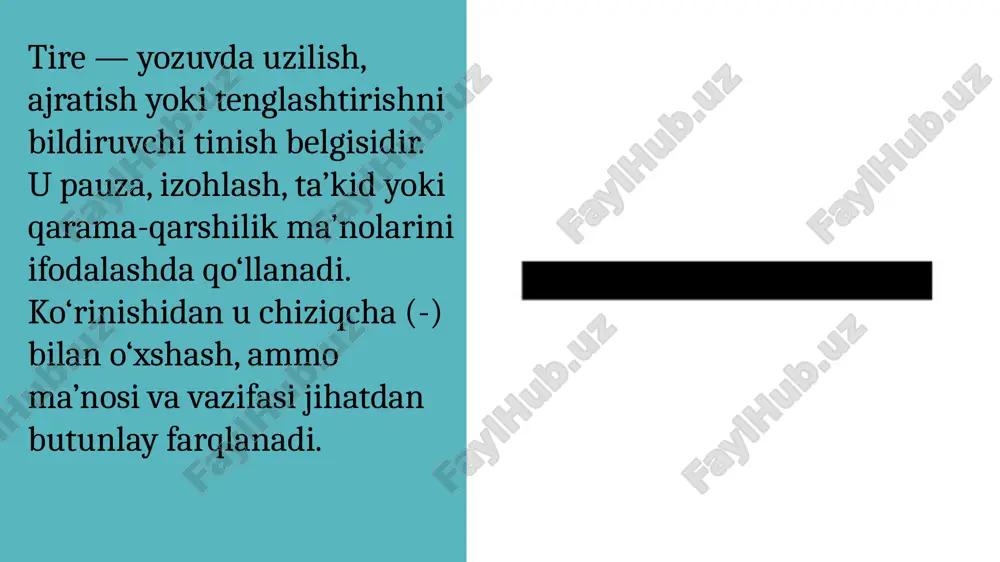 tire (–) belgisini ishlatish qoidalari - Page 3
