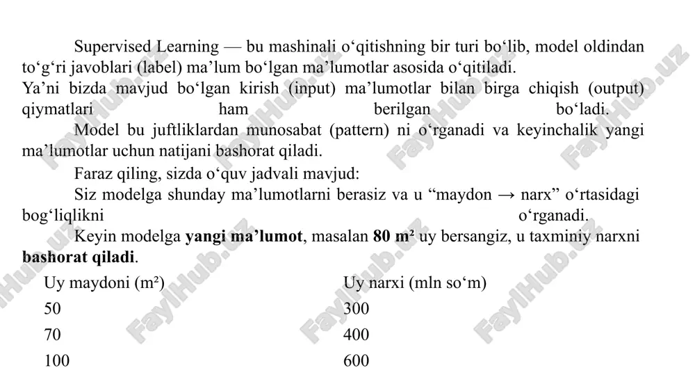 an va oʻtmaganlarga ajratish vazifasi berilgan. agar biz oʻtish qiymatini 150 ball deb belgilasak, model abituriyentlarni undan yuqori va past toifalarga ajratadi. shu bilan birga, mantiqiy regressiya yordamida imtihonni 160–180, 180–200 ball bilan topshirganlar foizini bilsa boʻladi. oʻtganlar orasida yigitlar yoki qizlar, shahar yoki qishloq aholisi koʻproq boʻlganini aniqlab boʻlmaydi. shu bilan birga, statistikani tasniflash orqali voqealar sodir boʻlishini prognoz qilish imkoniyatiga ega boʻlamiz. qaysi maqsadlarda foydalaniladi: bank tomonidan kreditlashda defolt ehtimolini baholash uchun. hal qiluvchi daraxtlar hal qiluvchi daraxtlar yoki qaror qabul qilish daraxtlari yanada murakkab algoritm. u turli xil sharoitlarni qamrab olishga va maʼlumotlarni “daraxt shoxlari” orqali tasniflashga harakat qiladi. bu murakkab narsadek tuyuladi, lekin siz bu usulga bir necha bor duch kelgansiz. shunchaki rasmga qarang: kishi koʻpincha bunday algoritmlarga rioya qilgan holda qaror qabul qilgani kabi mashina ham tahlil uchun inson maʼlumotlarini jalb qilmasdan avtomatik ravishda bajarishni oʻrganadi. usulning salbiy jihati bor: daraxt tasnifning barcha nozik tomonlarini …