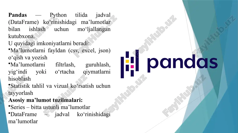 mashinali o‘qitishda ma’lumotlarni grafik tasvirlash usullari - Page 3