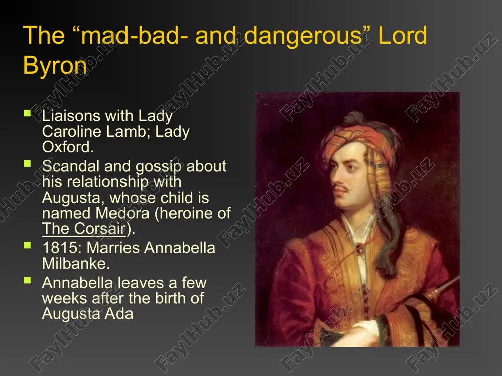 george gordon, lord byron: 1788-1824 - Page 3