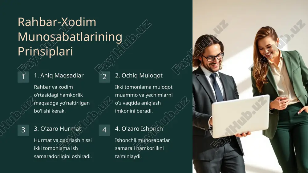 rahbar va xodim: muvaffaqiyatli hamkorlikning asosi - Page 3