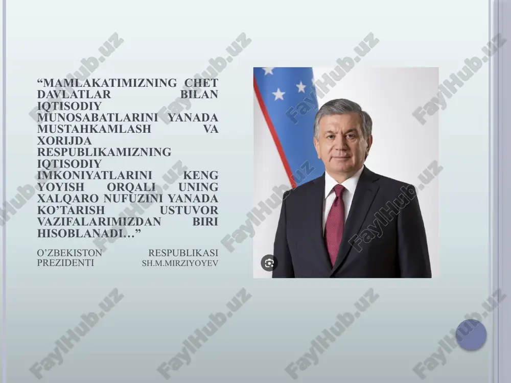 sifatida xizmat qiladi. bitiruv malakaviy ishining amaliy qismida asosan birlashgan millatlar tashkilotining strukturasi, yo’nalishi hamda bugungi kundagi xalqaro miqyosda tutayotgan o’rni, yutuqlari va kamchiliklari tahlil qilingan bo’lib, ilmiy tadqiqotlar uchun manba sifatida xizmat qiladi. bitiruv malakaviy ishining ilmiy yangiligi: ushbu tadqiqotda qiyosiy metoddan keng foydalangan holda xalqaro munosabatlar tizimining evolyutsiyasi bir qator siyosiy-tarixiy bosqichlarga ilk bor bo’lib o’rganildi i bob. xalqaro munosabatlar tizimini tadqiq qilishning nazariy-metodologik asoslari. xalqaro munosabatlar tushunchasining mohiyati va unga doir konsepsiyalar xalqaro munosabatlar tushunchasini o’rganishga oid tadqiqotlar va mezonlar xalqaro munosabatlar tizimida birlashgan millatlar tashkilotining rolini mustahkamlash muammolari xalqaro munosabatlar tushunchasini ilk marotaba 1789-yilda ilmiy muomalaga kiritgan shaxs ingliz mutafakkiri, filosof olim jeremi bentam (1748-1832) hisoblanadi. uning fikricha, xalqaro munosabatlar nazariyasining paydo bo’lishi ijtimoiy zaruratning mahsulidir. o’z-o’zidan ko’rinadiki xalqaro munosabatlarni o’rganish hamma uchun birdek ahamiyatli. uni o’rganish xalqaro sahnada ishtirok etayotgan aktorlar va ularning hozirgi hamda kelgusidagi xatti-harakatlari nimalardan iborat ekanligini kuzatishni o’rtaga chiqaradi. bu nafaqat …