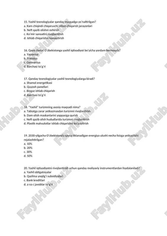 yashil iqtisodiyot – 6 variant - Page 3