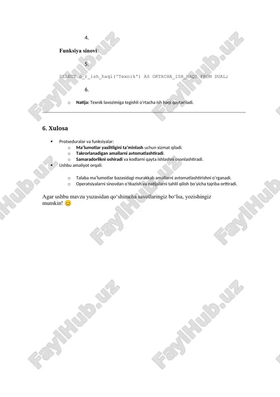 oracle database: protseduralar va funksiyalarni loyihalash - Page 3