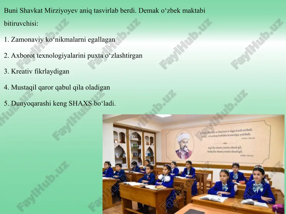 qilishimiz kerak. biz kelgusi yil davlat dasturiga xalqimiz ko‘targan barcha masalalarni aniq yechimlari bilan kiritamiz. ushbu jarayonlarda deputat va senatorlar, mahalla vakillari, ziyolilar, yoshlar, tadbirkorlar va keng jamoatchiligimizdan faol bo‘lishlarini, yangi-yangi taklif va tashabbuslar bildirishlarini so‘rayman", — dedi davlat rahbari. e’tiboringiz uchun rahmat!