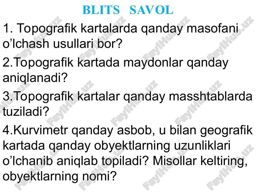 topokartada masofa va maydonlarni o’lchash - Page 3