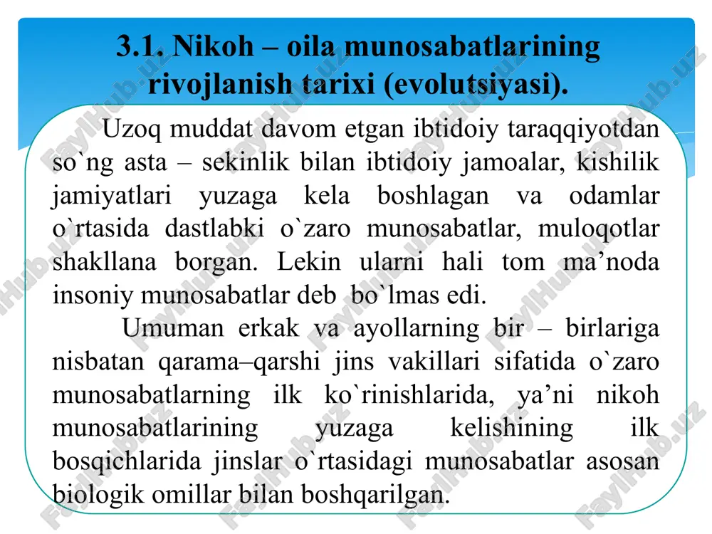 shga o’rgatish; jamiyatning taraqqiyoti – tinchlik, osoyishtalikdan bo’lsa, farovonligi esa fuqarolarning yuksak axloq-odobga ega bo’lishi bilan belgilanadi; “kim o’zini yaxshi bilsa, uning uchun nima foydali ekanligini biladi va o’zining nimaga qodirligini-yu, nimani uddalay olmasligini tushunadi”; ota-ona farzandlarida erkinlikni va mustaqillikni tarbiyalashi lozim, buning uchun ota ham, ona ham bilimga ega bo’lishi talab etiladi. suqroq (mill.avv. 447-399 y.) jamiyatni davlatdan ajratib bo’lmaydi; aholining eng ideal toifasi – o’rta hol kishilar hisoblanadi; har bir oila farzandlarida quyidagi sifatlarni shakllantirishi va rivojlantirishi lozim: dianoetikaga asoslangan fazilatlar: aqlga asoslangan fazilatlar; axloqiy irodaga asoslangan fazilatlar. 4. ezgulik – ijtimoiy subyektlarning tabiatiga xos emas. tabiat ularga faqatgina ezgu fazilatlarga ega bo’lish imkonini beradi. ularning sohibiga aylanish esa insonning o’ziga bog’liq. 5. tarbiya inson ruhiyatining rivojlanishi bilan bog’liq holda murakkablashib boradi. aristotel (mill.avv. 384-322) olimning barcha qarashlari “ideal davlat” nazariyasi ta’sirida shakllangan. tarbiyaning mazmuni kattalar ta’sirida bolalarda axloqiylik va oliyjanoblikni shakllantirishdan iborat. olimning fikricha bolalarni tarbiyalashda ichki …
