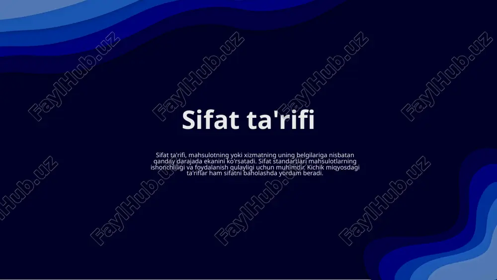 sifat mezonlari va ishlab chiqarish standartlari haqida ma'lumot - Page 3