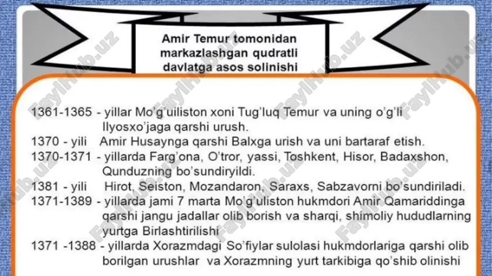 amir temur davlat boshqaruv tizimi va harbiy yurishlari - Page 3
