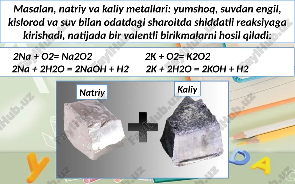 kimyoviy elementlarning tabiiy oilalari - Page 3