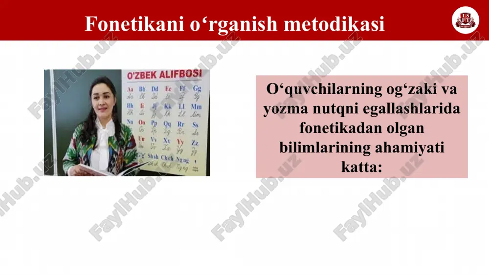 masalan, bog‘bon, paxtakor, gulzor, ishchi so‘zlaridagi -bon, -kor, -zor, -chi so‘z yasovchi affikslardir. 2. shakl yasovchi qo‘shimchalar. bu qo‘shimchalar so‘zlarni grammatik jihatdan shakllantirib, turli grammatik ma’nolarni ifodalaydi. masalan, maktablar bog‘lanishli nutqqa oid mashq turlari so‘zning morfemik tarkibi ustida ishlash bilan o‘quvchilar so‘zning leksik ma’nosini aniqlashning asosiy usullaridan birini bilib oladilar. so‘z yasalishi haqidagi bilimlar o‘quvchilarning tilimizning yangi so‘zlar bilan boyishining asosiy manbasini tushunishlari uchun muhimdir. so‘z yasalishi bilan tanishish lug‘atni atrof-muhit haqidagi bilimlar bilan boyitishga imkon beradi. bog‘lanishli nutqqa oid mashq turlari so‘zda morfemaning ahamiyatini anglash va qo‘- shimchalarning semantik ma’nosini bilish o‘quvchilarda nutqning aniq shakllanishiga ta’sir etadi. so‘zning morfemik tarkibini o‘rganish imloviy malakalarni shakllantirish-da ham katta ahamiyatga ega. so‘zning morfemik tarkibini o‘rganish aqliy qobiliyatni o‘stirishda, so‘zni anglash ko‘nikmasin shakllanishida ahamiyatli. grafikani oʻrganish metodikasi so‘zlarning morfemik tarkibi ustida ishlashning ahamiyati va shunga mos ravishda o‘qituvchining vazifalariga quyidagilar kiradi: 1. so‘zning morfemik tarkibi ustida ishlash bilan o‘quvchilar so‘zning leksik ma’nosini aniqlashning …