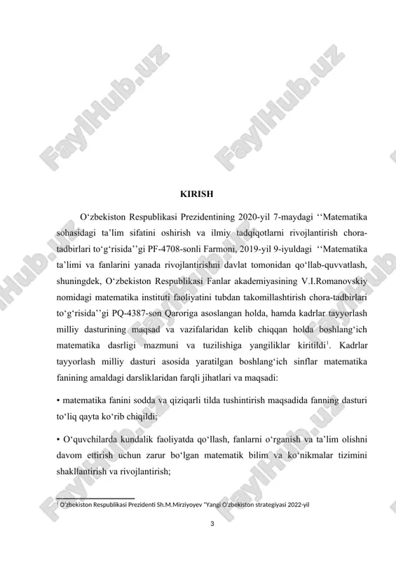 uayyam asosiy faoliyati majmuasi-mehnat o‘quv-biluv, kammunikativ-axloqiy va jismoniy-kamolatiga mos keladigan fazilatlarining shakllanishini ham taminlaydi. shuningdek arifmetik boshlang‘ich o‘rganish uslubi ham mukammallashtirilgan. kichik yoshdagi o‘quvchilarni o‘qitishning barcha bosqichlaridan ularning tiklash faoliyatini aktivlashtirishga tayanch faktlar va kuzatishlarni o‘z vaqtida umumlashtirishga,ayrim masalalar orasidagi o‘zaro bog‘lanishni tayinlashda, bolalarda mustaqil ishlash o‘quvlarini paydo qilishda qaratilgan yangi ilmiy asoslangan usul va uslubdagi maktab dasturiga kiritilgan. o‘quv materialini o‘quv yillari bo‘yicha taqsimlanishida o‘rganilayotgan sonlar sohasini asta-sekinkengayib borishi ko‘zsatiladi. 1-sinf idan 20 gacha sonlar. 2-sinf idan 100 gacha sonlar. 3-sinf idan 1000 gacha sonlar. 4-sinf idan 1000000 gacha sonlar. va xakozo ya’ni ko‘p xonali sonlar o‘rganiladi. arifmetik amallarga doir material konsentrlarga bo‘lib o‘rganiladi. hammasi bo‘lib 5 ta konsentr ko‘zda tutiladi: o‘nlik, ikkinchi o‘nlik, yuzlik, minglik, ko‘p xonali sonlar. har bir konsert o‘z mazmuniga ko‘ra sistematik arifmetika kursining asosiy masalalarni aks ettiradi, shiming uchun o‘quvchilar u yoki bu chegaralar ichida sonlar ustida amallarni o‘rganar ekanlar,umuman arifmetikaning mohiyati to‘g‘risida tasavvur …