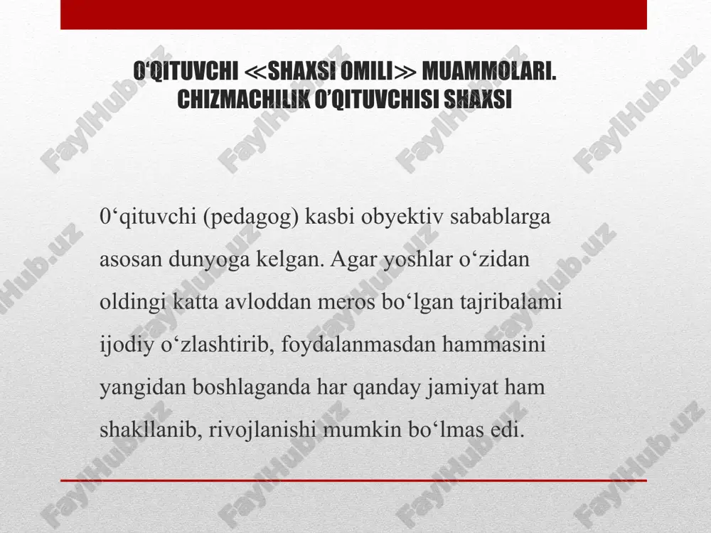 ni hech qachon qiziqqonlik va ortiqcha his-hayajon bilan tanqid qilmaslik kerak. savol mazmunini tushuntlrib bo‘lib to‘xtash va ushbu muhokamalami tugatish kerak. bu holda suhbat mazmunli bo‘lib, o ‘qituvchi va o‘quvchi bir-biriga nisbatan xayrixohlik munosabatlarini saqlab qoladilar. tinglay bilish qobiliyati ham gapirish qobiliyati kabi ahamiyatga ega diqqatingiz uchun raxmat /docprops/thumbnail.jpeg
