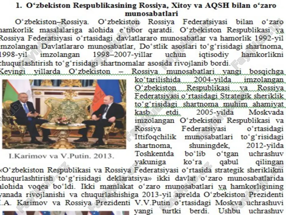 o'zbekiston va jahon hamjamiyati - Page 3