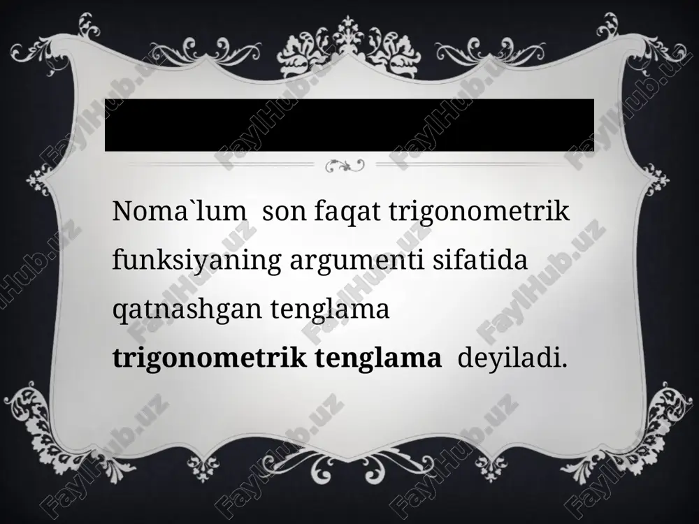 trigonometrik tenglamalar - Page 3
