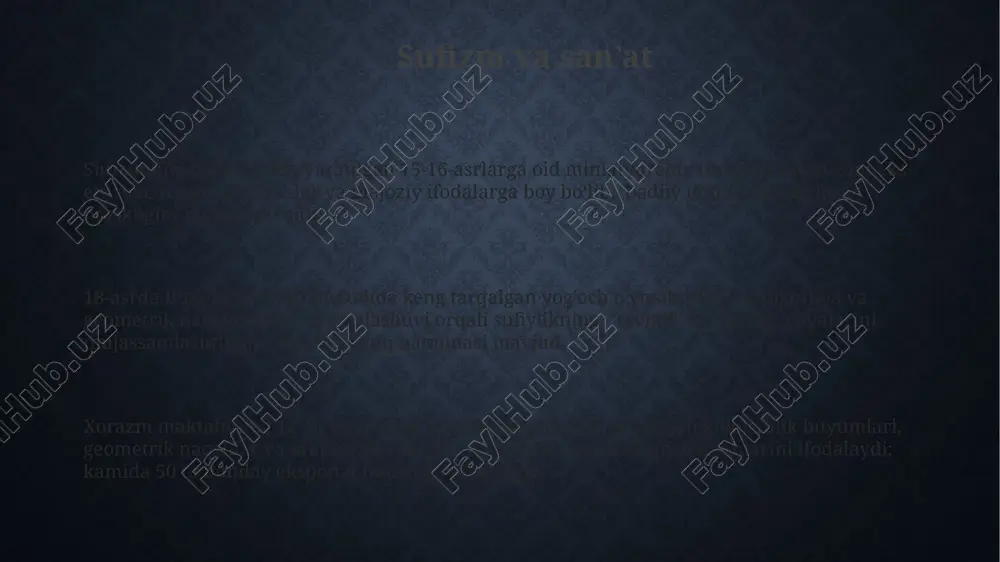 tasavvuf taʼlimotining sharq madaniyatiga ta’siri - Page 3