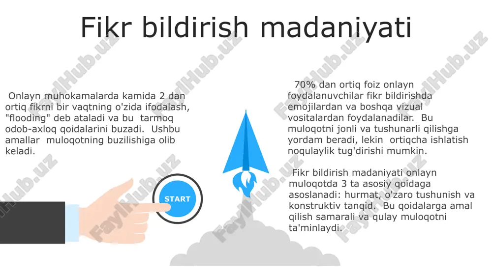 n foydalanib, sizga 250 000 so'm va undan ortiq zarar yetkazishi mumkin. https protokoliga ega bo'lmagan veb-saytlarga shaxsiy ma'lumotlaringizni kiritmang, chunki bu sizning ma'lumotlaringizning shifrlanmagan holda uzatilishiga olib kelishi mumkin va kiberhujumlar xavfini 80% ga oshirishi mumkin. onlayn xavfsizlikni ta’minlash uchun kamida 12 ta harfdan iborat kuchli parollardan foydalaning va ularni muntazam ravishda o'zgartirib turing, chunki zaif parollarning 70% dan ortig'i oddiy lug'at so'zlardan iborat. kiberqorovsizlik va uning oldini olish kiberxavfsizlikning 3 darajali himoyasi (foydalanuvchi, tarmoq, tizim) malumotlarning 99% dan ortiq yo'qotilishini oldini olishga yordam beradi. shubhali elektron pochta va havolalarni ochmaslik, antivirus dasturlarini muntazam yangilab turish zararli dasturlarni yuklash xavfini 85% ga kamaytiradi. kuchli parol yaratish (kamida 12 ta belgi, katta va kichik harflar, raqamlar va maxsus belgilar) kiberhujumlarning 70% ini oldini oladi. elektron pochta orqali muloqot qoidalar bir vaqtning o'zida bir nechta odamga elektron pochta yuborayotganda, "bcc" (blind carbon copy) maydonidan foydalaning, bu ularning elektron manzillarini boshqa qabul …