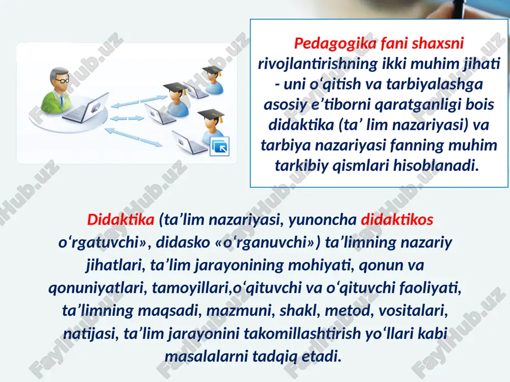 oma asar sifatida. o‘quv qayda bo‘lsa, ulug’lik bo‘lar, bilim kimda bo‘lsa, buyuklik bo‘lar. o‘quv qut beradi, bilim – shon-sharaf, shu ikkov tufayli ulug’dir inson. yaxshi nom oladi, ko‘r, ezgu kishi, yomonlar nasibi – el-yurt qarg’ishi. kishiga chiroydir uyat-andisha, u asrar nojo‘ya ishdan hamisha. yomonlik qilganning ulushi – o‘kinch, yomonga yaxshi bo‘l, mayli har qachon. «qutadg’u bilig» – baxt-saodatga eltuvchi bilim, ta’lim degan ma’noni bildiradi. demak asar nomidan ham uning pand-nasihat, ta’lim-tarbiyaga oid yetuk didaktik asar, har tomonlama yetuk insonni tarbiyalaydigan darslik ekanligi yaqqol ko‘rinib turibdi. «qutadg’u bilig» asari sharqda pandnoma turkumidagi an’anaviy kitob tuzish tartibiga rioya qilingan holda tuzilgan. kaykovusning “qobusnoma” asarining tarbiyaviy ahamiyati. kaykovusning o‘zi ta’kidlaganidek, butun bir asar oxirgi bobda ta’rif berilgan javonmardlar tarbiyasiga bag’ishlangan. kaykovus «... barcha fikr va tushunchalarni sening uchun kitobga yozdim va har bir ilm, har hunar va har peshakim bilur edim, hammasini qirq to‘rt bobda bayon etdim», deyish bilan har bir yoshning aqliy, …