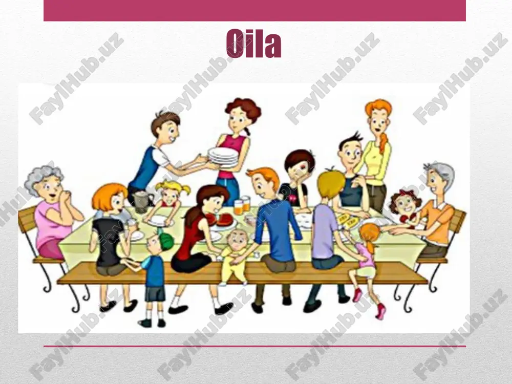 na tarbiya bera olgan ota-onalar, umrlarini rohat va farog’atda o’tkazadilar, bolalaridan hamisha olijanoblik, mehribonlik, yaxshilik ko’radilar, dillari aslo jaroxat azobini sezmaydi; o’kinish hissiga duchor bo’lmaydilar. shu to’g’rida o’zbek xalqidagi quyidagi maqol darak beradi: “toy ulg’aysa, ot tinadi (ya`ni ot minishdan qutqariladi)”. oilaviy tarbiya oilaviy tarbiya – bola rivojlanishi uchun eng qulay shart-sharoitlarni yaratishga yoʻnaltirilgan, uni ijtimoiy hayotga tayyorlashga, har tomonlama kamol topgan shaxsni shakllantirishga qaratilgan oila faoliyati. oilaviy tarbiya bolaning tugʻilgan kunidanoq boshlanadi, uning toʻliq mustaqil shaxs sifatida voyaga yetgunga qadar oʻzgalar nazoratida davom etadi. oilaviy tarbiyada muvaffaqiyatga erishish koʻp jihatdan oilada ham ota, ham onaning boʻlishi, ularning tarbiya bobida oʻzaro birdamligi va tengligi, bahamjihatlik bilan harakat qilishiga bogʻliq. oilaviy tarbiya his-tuygʻular asosiga quriladi, chunki tarbiyachilar bolaning eng yaqin kishilaridir. oilaviy tarbiya asosiy yoʻnalishlaridan biri – bolani xushxulq boʻlishga oʻrgatish. oilaviy tarbiyani majburlash asosiga qurib boʻlmaydi, muhimi, bola undan soʻralayotganini oʻz xohishi bilan bajarishi lozim. oilaviy nizolar ma’lumki, bir-birlariga aynan …