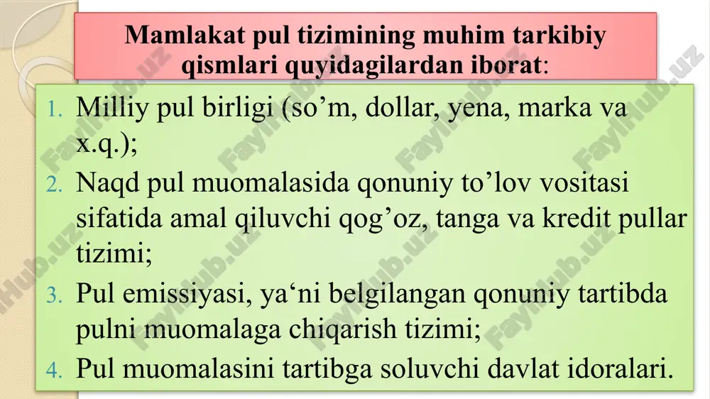 jaradi: 1. qayta taqsimlash – bunda korxonalar, davlat va aholining bo’sh pul mablag’lari ssuda fondi shaklida to’planib, keyin bu mablag’lar kredit mexanizmi orqali iqtisodiyot tarmoqlari ehtiyojlarini hisobga olib qayta taqsimlanadi. shu orqali kredit ishlab chiqarish jarayonining uzluksizligini ta‘minlashga xizmat qiladi. 2. kredit pulga tenglashtirilgan to’lov vositalarini (veksel, chek, sertifikat va haqozo) yuzaga chiqarib, ularni xo’jalik amaliyotiga joriy etish vazifasini bajaradi. 3. kredit naqd pullar o’rniga kredit pullarni rivojlantirish va pul muomalasini jadallashtirish bilan muomala xarajatlarini tejash vazifasini bajaradi. 4. kredit ssuda fondining harakati (qarz berish va qarzni undirish) orqali iqtisodiyot o’sishni rag’batlantirish vazifasini bajaradi. 5. kredit o’z muassasalari orqali iqtisodiy sub‘ektlar faoliyati ustidan nazorat qilish vazifasini bajaradi. 6. kredit iqtisodiyotni tartibga solish vazifasini bajaradi. bunda kredit uchun foiz stavkalarini tabaqalashtirish, davlat tomonidan kafolatlar va imtiyozlar berish kabi usullardan foydalaniladi. bank krediti – kreditning asosiy va yetakchi shakli bo’lib, u pul egalari – banklar va maxsus kredit muassasalari tomonidan qarz oluvchilarga …