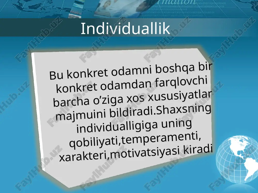 individ, shaxs, individuallik tushunchalari - Page 3