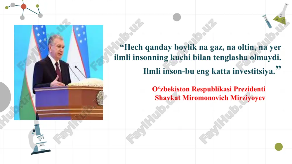 iya va tebranish relaksasiyasi natijasida molekula taqriban 10-11 s vaqt ichida xuddi birinchi holdagidek s1 holatning quyi tebranish sathiga o‘tadi. energiyasi bo‘yicha qo‘zg‘algan s1 holat s0 asosiy holatdan ancha uzoq turganligi uchun, ichki konversiya va tebranish relaksasiyasi hisobiga, ya’ni nur chiqarmasdan energiyani kamaytirish qiyinlashadi. shuning uchun, to‘g‘ridan-to‘g‘ri nur chiqarish, ya’ni fluoressensiya yo‘li bilan energiyani kamaytirish ehtimoli ortadi. elektron, qo‘zg‘algan s1 elektron holatning nolinchi energetik sathidan, asosiy s0 holatning ixtiyoriy tebranish sathiga o‘tganda, fluoressensiya nurlanishi sodir bo‘ladi. fluoressensiya davom etish vaqti 10-10–10-7 s bo‘lgan qisqa muddatli nurlanish hisoblanadi va xona temperaturasida kuzatiladi. fluoressensiya fotonlarining energiyasi yutilgan fotonlar energiyasidan kam bo‘ladi qo‘zg‘atilgan molekulaning elektroni spinini o‘zgartirishi mumkin, lekin, buning ehtimoli juda kam. bunday holat triplet holat deb ataladi va t1 bilan belgilanadi. uning energiyasi tegishli s1 singlet holatnikidan kam. singlet s1 va triplet t1 holatlar o‘rtasida nur chiqarmasdan bo‘ladigan o‘tishga ichki kombinasion konversiya deyiladi. bu o‘tish 10-9–10-7 s ichida bo‘ladi va fluoressensiya …