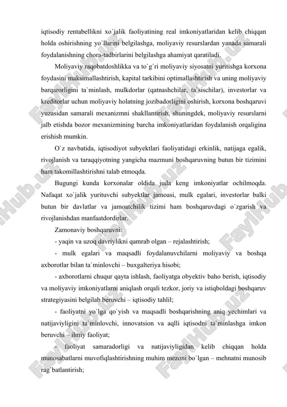 tahlilning boshqa fanlar o`rtasida tutgan o`rni va o`ziga xos xususiyatlari. 8 moliyaviy tahlil subyektlari (haqiqiy va bo`lg`usi investorlar, kreditorlar, mahsulot yetkazib beruvchilar, xaridorlar, xodimlar, shuningdek hukumat muassasalari, vazirliklar, idoralar, jamoatchilik va boshqa manfaatdor foydalanuvchilar) va ularning qiziqishlari. tahlilning zamonaviy boshqaruvdagi roli, o`rni va ahamiyati iqtisodiyotni globallashuvi, integratsion jarayonlar, innovatsion jadallik va kuchli raqobat muhitidagi talablar hisob-kitoblarga oid fanlar tizimini ham zamonaviy biznes qoidalariga mos tarzda takomillashtirishni talab etmoqda. negaki, manfaatlar ustuni sifatida tan olingan bozor modeli avvalo, aniq hisob-kitoblar algoritmini, ularni baholashni va chuqur tahliliy yechimlarni talab etadi. xxi asr – dunyo iqtisodiyotining yangicha shakllanish asridir. bu dunyo insoniyatni, ijtimoiy-iqtisodiy va ma`naviy hayotning o`zgarishini, iqtisodiy modellar transformatsiyasini, xalqaro munosabatlarni, globallashuv va yangi geoiqtisodiy qurilishini shakllanishini anglatadi. bugungi iqtisodiyot aybni o`zgalardan axtaradigan, muammolar yechimiga osongina kelinadigan, hammaning boshini bir xilda silaydigan, istagancha mol-mulkka ega bo`lishda ilmni, bilimni talab qilmaydigan, o`zgarish va rivojlanishda cheksiz imkoniyatlarni ochib beruvchi, tahlikalardan holi bo`lgan iqtisodiyot emasligini …