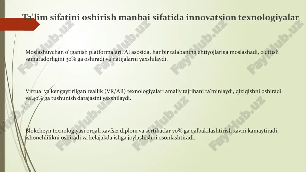 innovatsion texnologiyalar talim sifatini oshirish manbai sifatida - Page 3