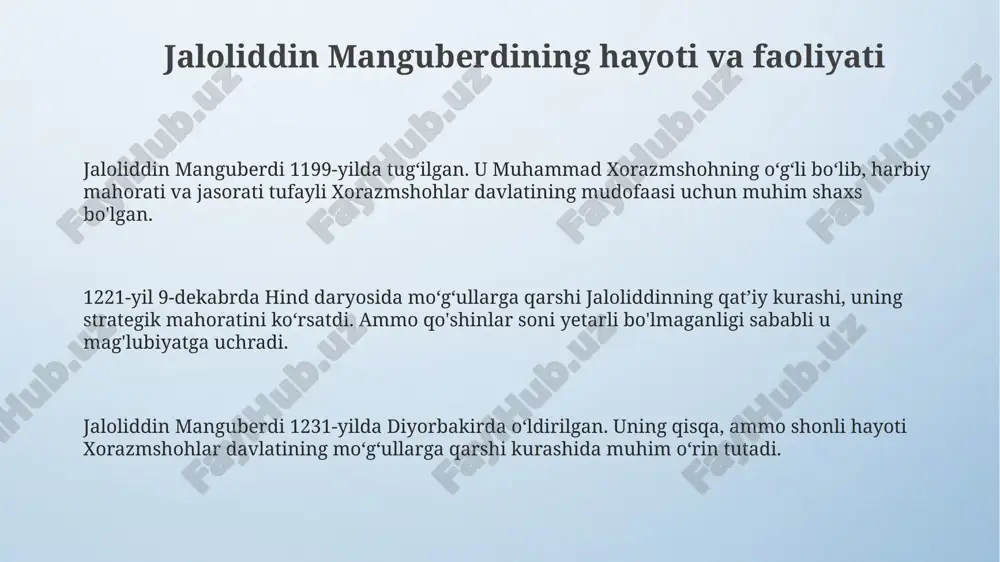 jaloliddin manguberdi – vatan himoyachisi - Page 3