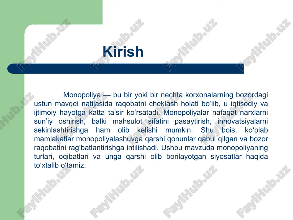 iga, shuningdek, davlat va xo‘jalik boshqaruvi organlarining hamda mahalliy davlat hokimiyati organlarining mansabdor shaxslariga qonun hujjatlarida belgilangan holatlarda va tartibda jarimalar solish; iste’molchilarning o‘z huquqlari kamsitilganligi to‘g‘risidagi ariza va shikoyatlari yuzasidan korxonalar va tashkilotlarni (ularning moliyaviy-xo‘jalik faoliyatidan tashqari) nazorat qiluvchi organlar faoliyatini muvofiqlashtirish respublika kengashi bilan kelishgan holda tekshirish. o‘zbekiston respublikasi davlat mulki qo‘mitasi, iqtisodiyot vazirligi, tashqi iqtisodiy aloqalar, investitsiyalar va savdo vazirligi, savdo-sanoat palatasi va tadbirkorlik subyektlarining kichik biznes va xususiy tadbirkorlik korxonalari uyushmasini tashkil etish to‘g‘risidagi taklifi qabul qilinsin va uning zimmasiga quyidagi vazifalar yuklansin: kichik biznes va tadbirkorlik korxonalarini modernizatsiya qilish va texnologik jihatdan qayta jihozlashda, ushbu maqsadlar uchun xorijiy investitsiyalar va kredit resurslarini keng jalb etishda ko‘maklashish; marketing tadqiqotlarini tashkil etish, kichik korxonalar tomonidan ichki va tashqi bozorlarda raqobatbardoshli bo‘lgan mahsulotlarning yangi turlari ishlab chiqarilishini o‘zlashtirishda hamda ularni jahon va mintaqa bozorlariga kiritishda ko‘maklashish; uyushma tarkibiga kiradigan korxonalar va tashkilotlarga axborot xizmatlari ko‘rsatish, kichik biznes va …