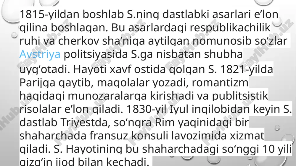 stendal hayoti va ijodi - Page 3