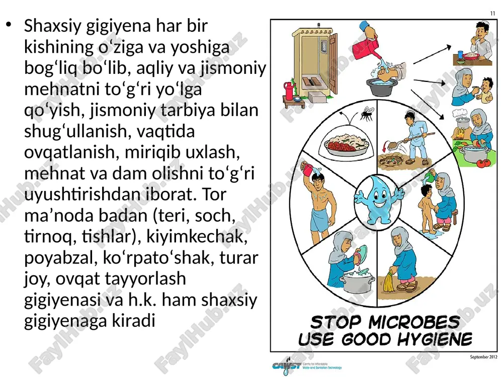 xodimlar shaxsiy gigiyenasini qoidalariga amal qilishning laboratoriya nazorati - Page 3
