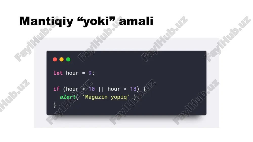 logical operators in js - Page 3