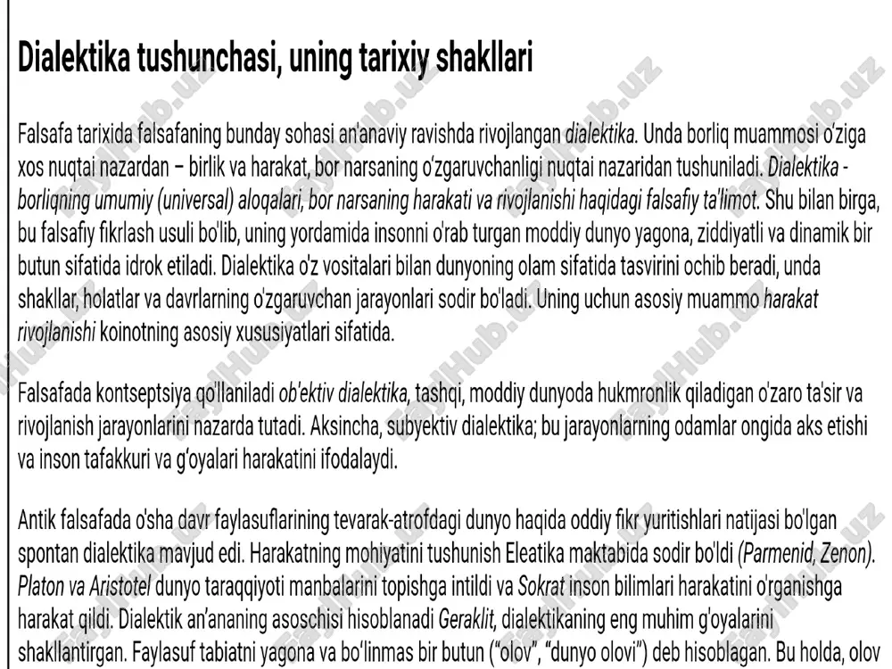 dialektika rivojlanishi haqidagi ta'limot - Page 3