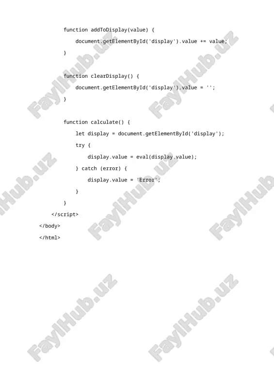 eng sodda kalkulyator kodi - Page 3
