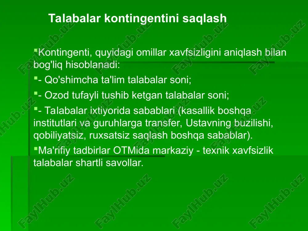 universitet talabalari ma`lumotlar bazasini loyihalashtirish - Page 3