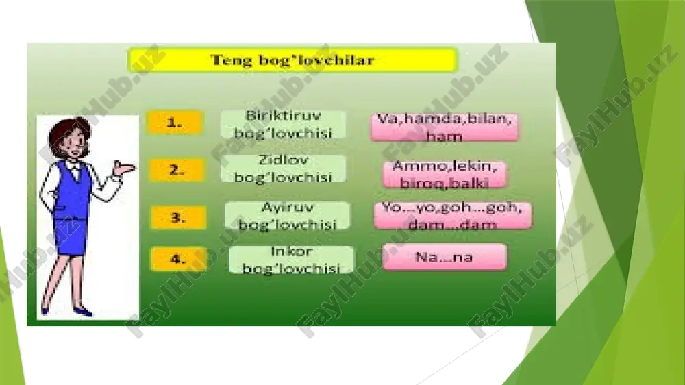 ayiruv bog’lovchilari yordamida bog’langan qo’shma gaplar - Page 3