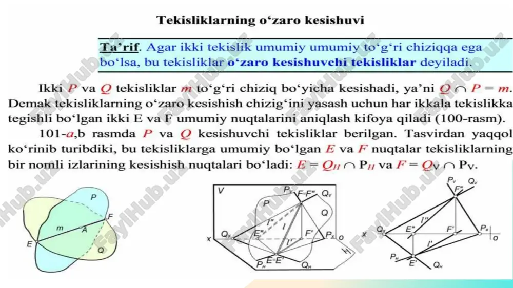 uch tekislikning kesishish nuqtasi - Page 3